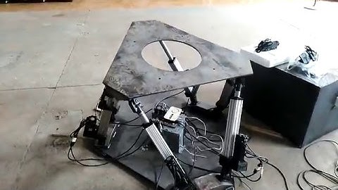 6DOF motion platform cheap solution  for car driving simulator flight simulator 6度动态 平台