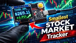 I made the Smallest Stock Market price tracker in realtime