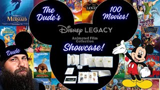 DISNEY Legacy Animated Film Collection Limited Edition Walmart Exclusive SHOWCASE! 100 Movies!