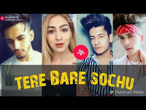 TERE BARE NA SOCHU AISI RAAT NHI H | Musical.ly Compilation | Sad Song |