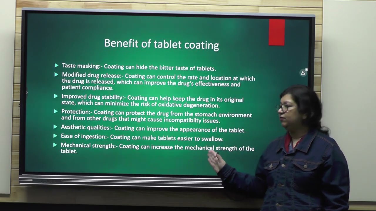 Lecture 11 | Tablet Coating Equipment | BP502T