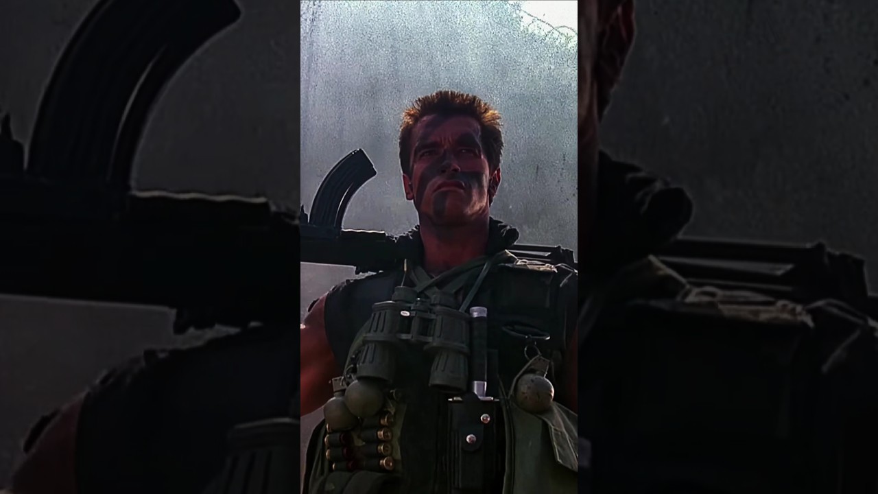 Фильм «Коммандо»: культовая сцена подготовки Арнольда Шварценеггера