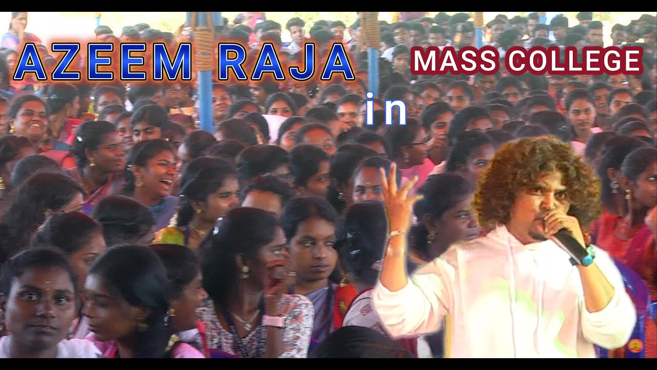 Aasai Nooruvagai/ mass college show / azeem raja jeevaragam - YouTube Music