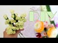 DIY soli4ka_s Квіти з гофрованого паперу/ маленькие цветочки для букета/ crepe paper flowers