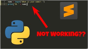How to receive input in Sublime Text 3 | Python