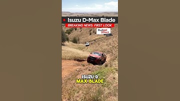 Our first look at the Isuzu D-Max Blade!  #isuzu #dmax #blade #ute #pickup #offroad #4x4