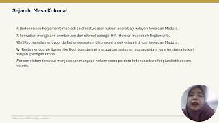 SESI 1 HUKUM ACARA PERDATA terkait Pengertian, Sejarah, Sumber, Asas-Asas dan Kekuasaan Kehakiman