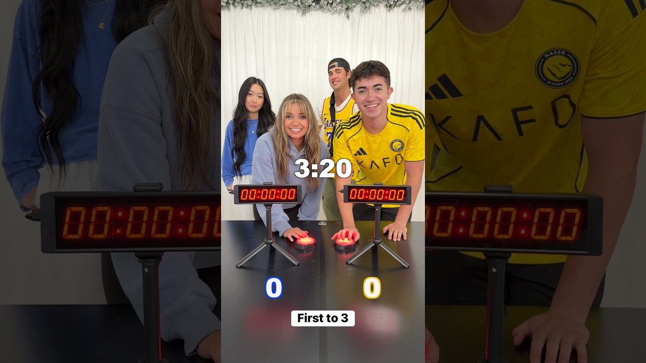 First to 3 Wins! Girls vs Boys