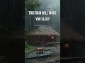 Thunderstorm Sounds for Deep Relaxation & Sleep #rainsounds #asmr #shorts
