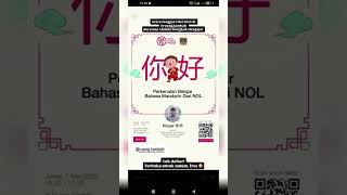 Belajar Bahasa Mandarin bersama Sensei Rizqal Ramadhan di Ruang Tambah Kopi Kita Lantai 2 1 Mei 2026