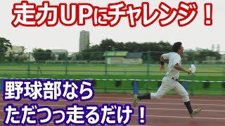 野球YOUTUBER向、走力アップにチャレンジ！ 苦手を克服だ！！！