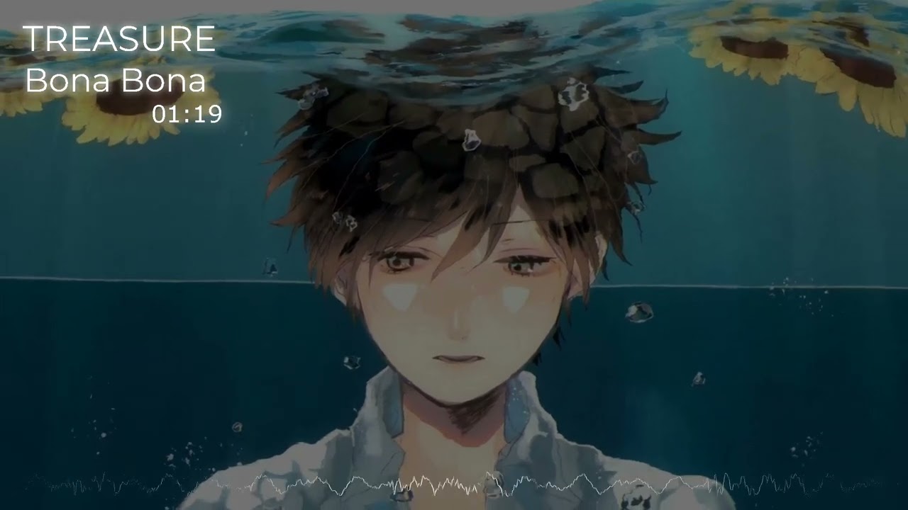 TREASURE - BONA BONA [ Nightcore/sped up ]