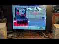Quick video featuring Windows 98 Hunter WinAlign computer