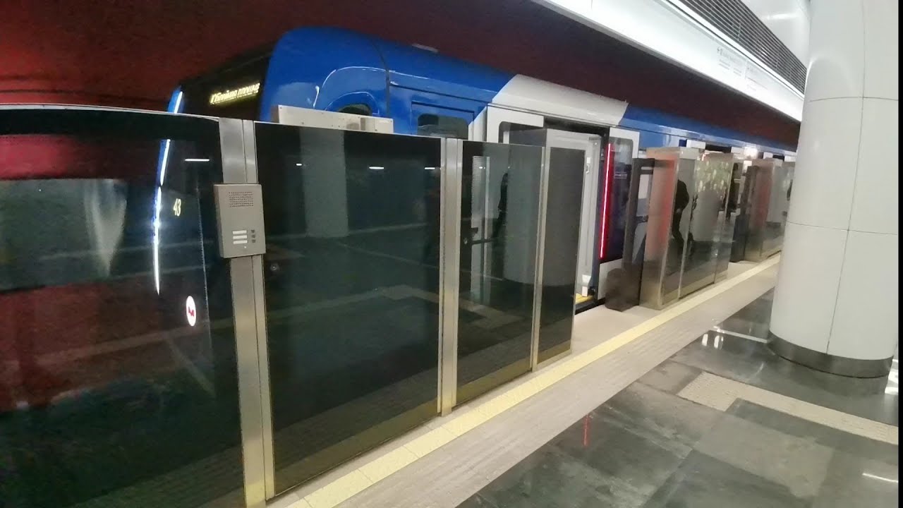 МИНСК (Беларусь) | Поездка на Метро; 81-766.7 