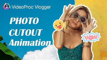 How to Create Viral PHOTO CUTOUT Animation (Insta/TikTok Trend) - VideoProc Vlogger