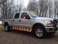 Fabricating and Installing Low Cab Mounted Running Light Bars on Ford F-350 Crew Cab