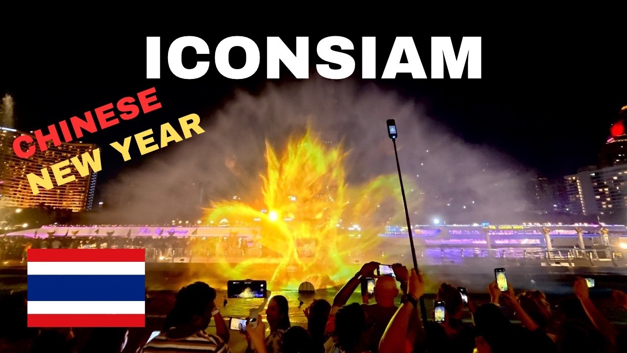 Chinese New Year 2026 at the Incredible IconSiam Bangkok🇹🇭 overlooking the Chao Phraya River🤩