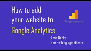 Setup Google Analytics and install on Website | 2018