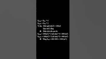 Cách tính nhanh diện tích sơn tường #nhakhungthep #nhatienche #nhadep #maunha #maunhadep