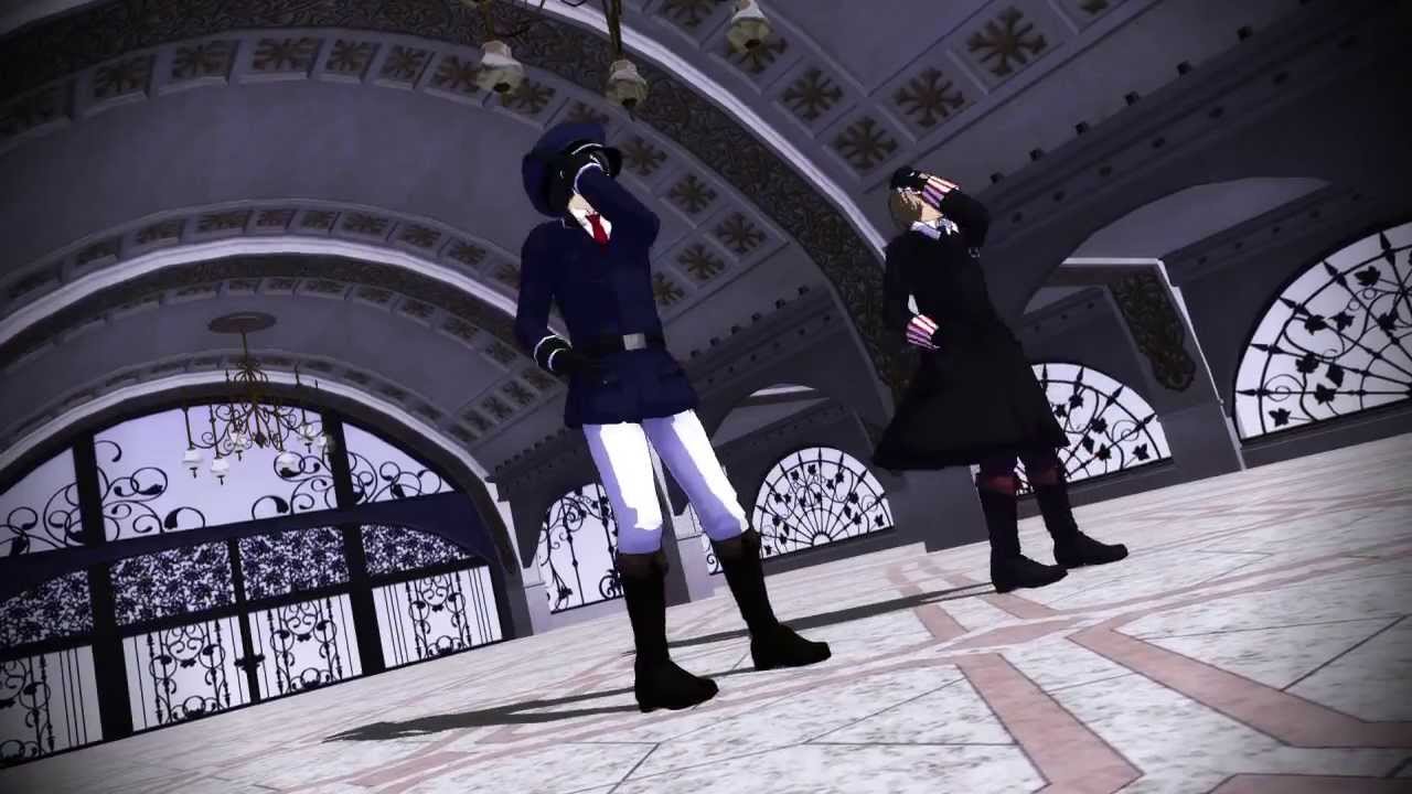 【APヘタリアMMD】 Lamb  ルー君とブル君