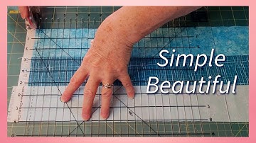 Classic Rail Fence with Strip Piecing