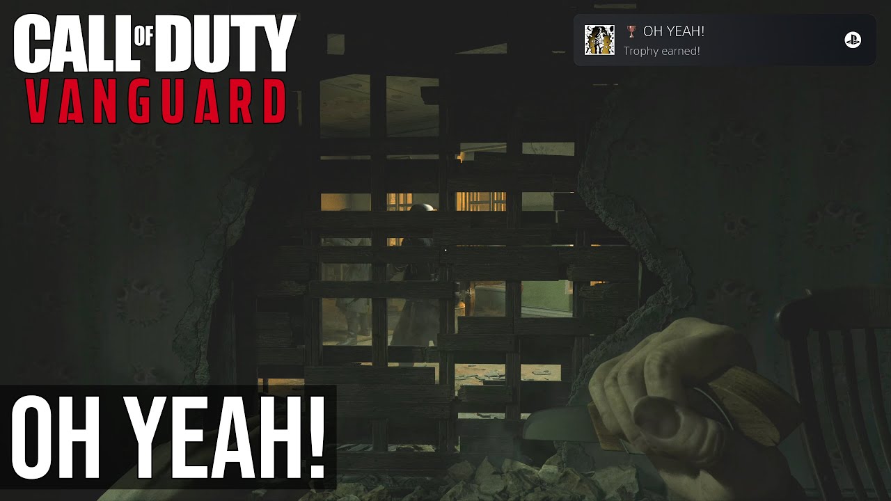 Oh Yeah! Trophy (Tactical Sprint Through 5 Destructible Walls In Campaign) - Call of Duty Vanguard