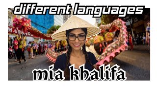 Mia Khalifa In Different Languages Funny Meme