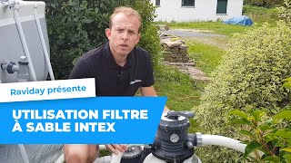 Utilisation et entretien d'un filtre à sable Intex - YouTube