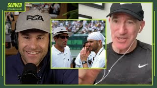 BRAD GILBERT COACHING ANDRE AGASSI