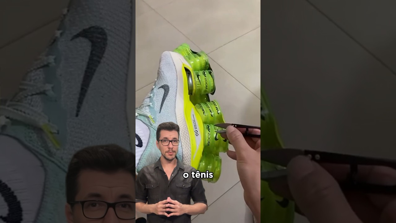 Por que eles furam a bolsa de ar do tênis? 🤔