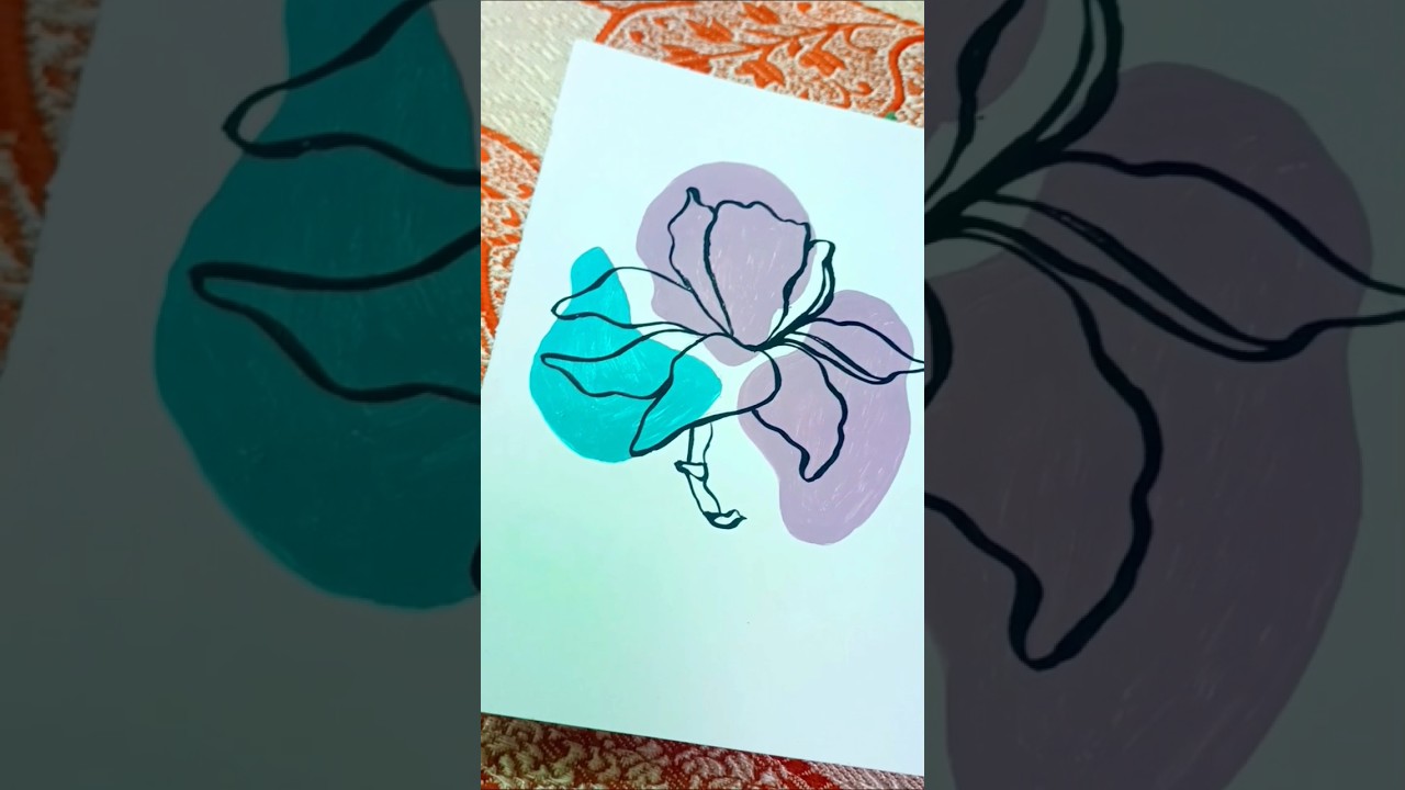Simple Boho Flower Drawing Techniques 