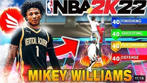 THE BEST MIKEY WILLIAMS BUILD | NBA 2K22 MOBILE (CAN LITERALLY DO EVERYTHING)