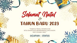 Video Ucapan Selamat Hari Natal dan Tahun Baru