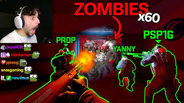 Can 4 STREAMERS Survive a ZOMBIE APOCALYPSE in CS2?