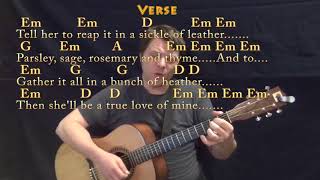 Scarborough Fair (Traditional) Strum Guitar Cover Lesson in Em with Chords/Lyrics chords