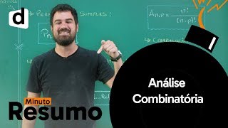 Matemática Análise Combinatória Minuto Resumo Descomplica