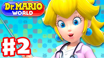 Dr. Mario World - Gameplay Walkthrough Part 2 - Dr. Peach! Levels 21-30 3-Star! (iOS)
