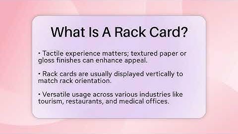 What Is A Rack Card? - Graphic Design Nerd