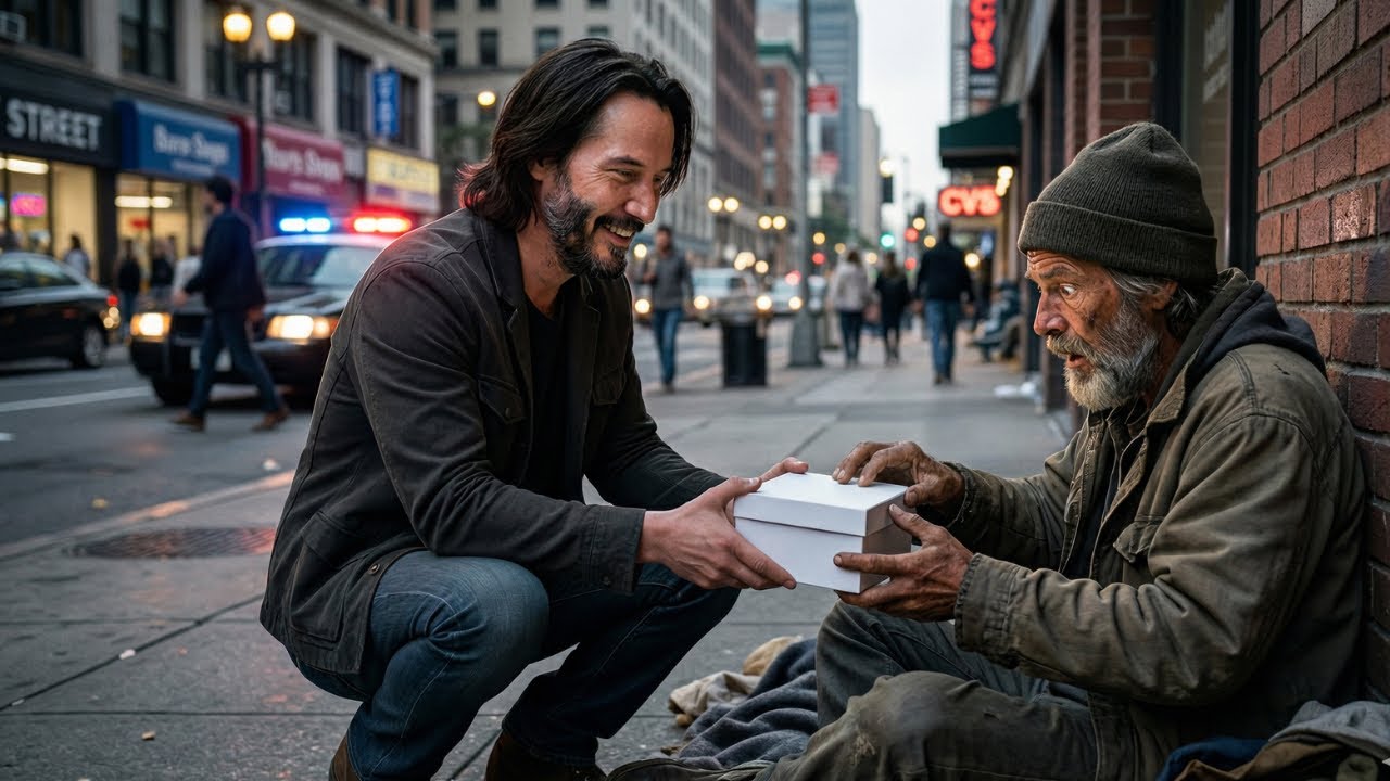 Keanu Reeves Handed A Homeless Man A 