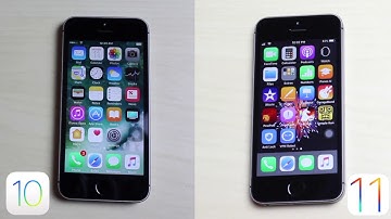 iOS 11 Beta 10 Vs iOS 10.3.3 On iPHONE SE! (Review)