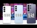 Samsung Galaxy S26+ vs Galaxy  S26 Ultra vs Galaxy  S26 – Triple Galaxy Face-Off! 🔥