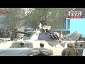 Army tanks prepared final assault