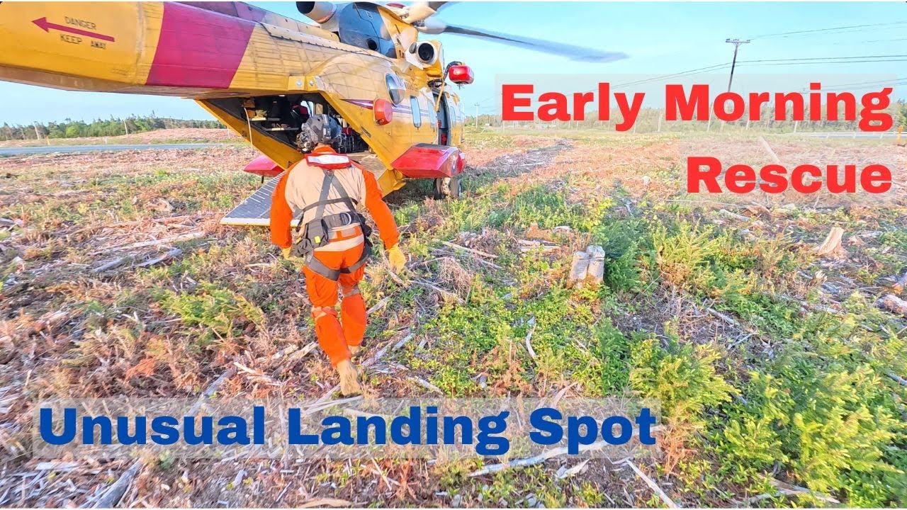 CH 149 Cormorant mission to help out GSAR in a rescue.