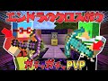 マイクラ エンドラのクロスボウが最強すぎる ガチャガチャから出たアイテムでPVPガチバトル