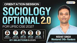 🔴Sociology Optional Foundation 2027🔥 Batch 2 Full Orientation Session by Nishat Singh | LevelUp IAS