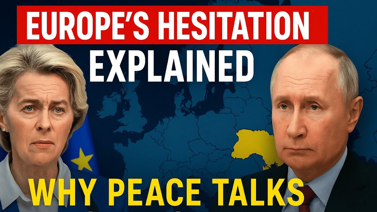 Europe’s Hidden Hesitation: Why Peace Talks Still Face Obstacles