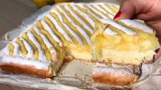 CROSTATA AL CUCCHIAIO AL LIMONE  ricetta gluten free QUICK LEMON CAKE - TUTTI A TAVOLA