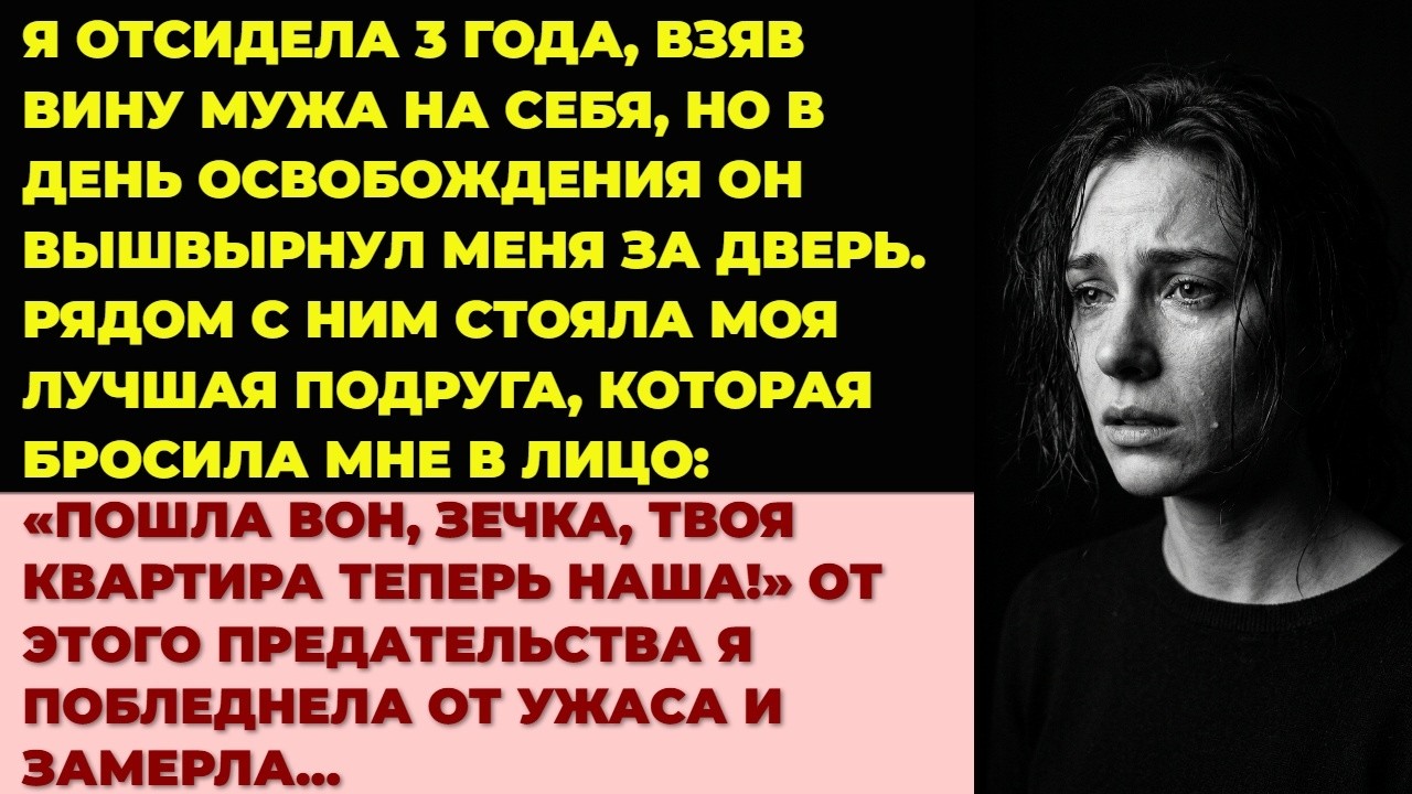 Я отсидела 3 года за мужа, а он предал меня. Но тайная запись с регистратора…