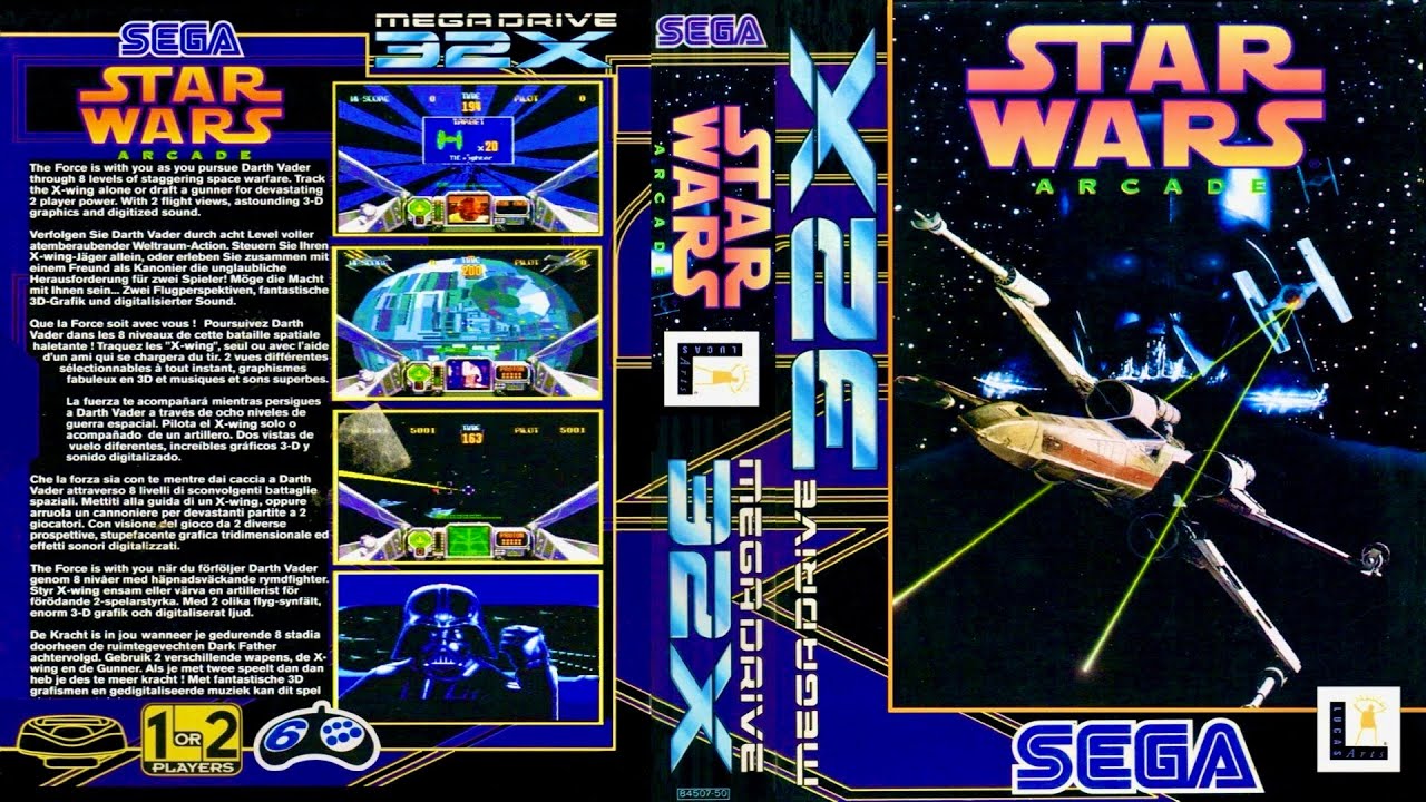 Net Wars Arcade Star Wars SEGA 32X Longplay | Gamers Paradise - YouTube