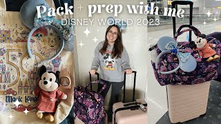 Pack & prep with me for Walt Disney World 2023 ✨ (getting ready for my solo trip!)